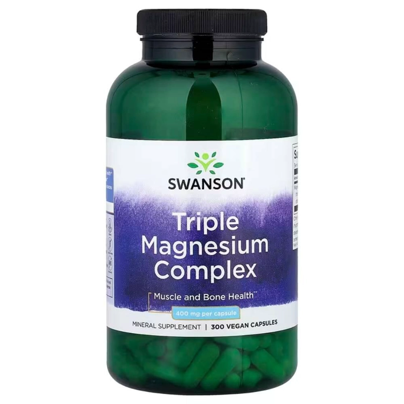 TRIPLE MAGNESIO 300 CAPSULAS - SWANSON - 1
