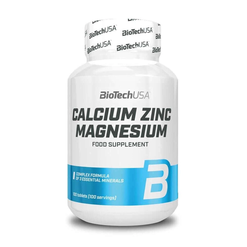 CALCIO ZINC MAGNESIO 100 TABLETAS - 1