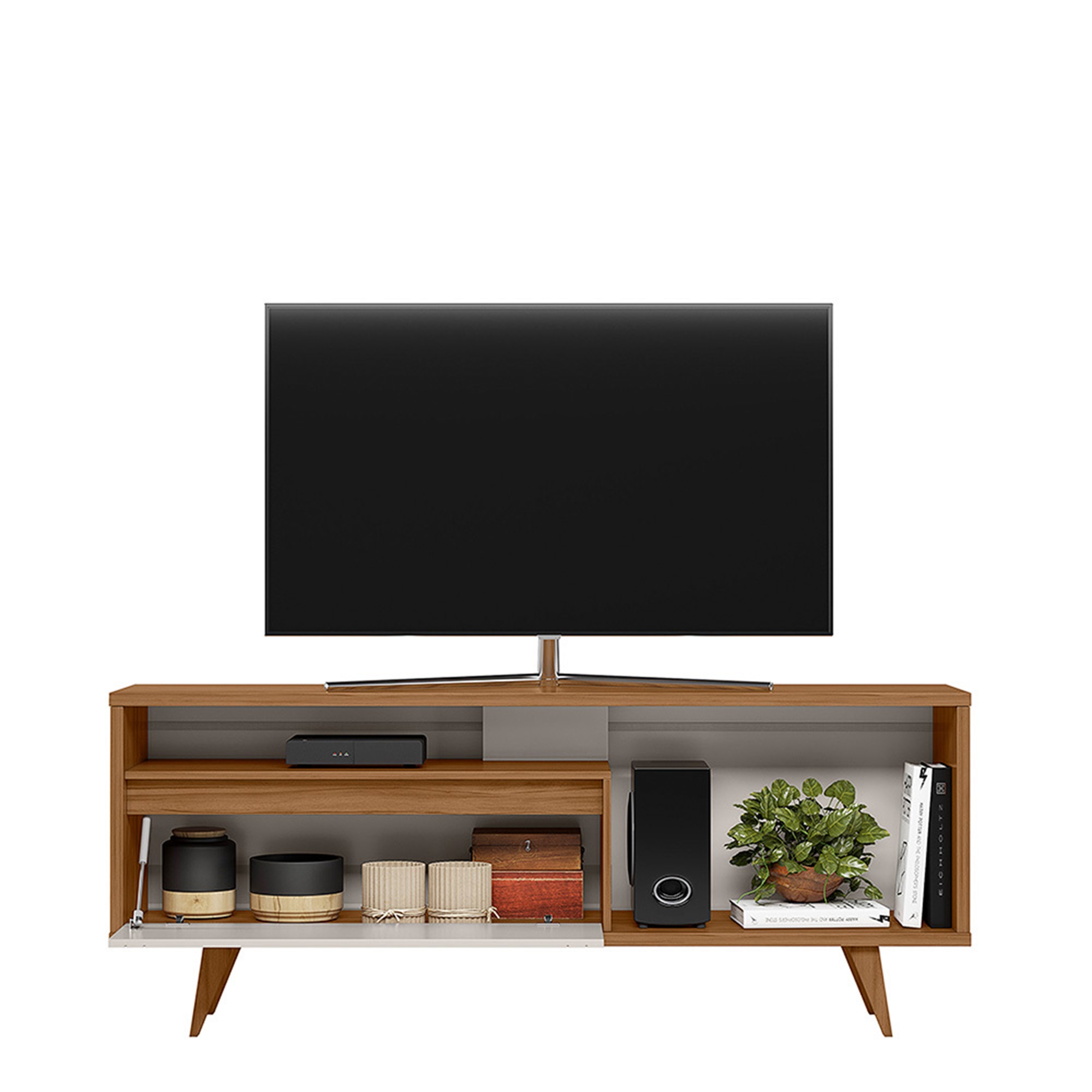 RACK TV HOME MOBILI SPOT MDP BEIGE 60' 1P - 2