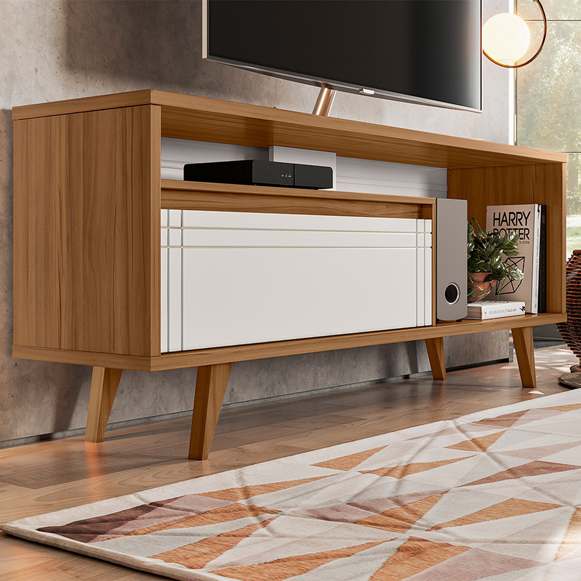 RACK TV HOME MOBILI SPOT MDP BEIGE 60' 1P - 5