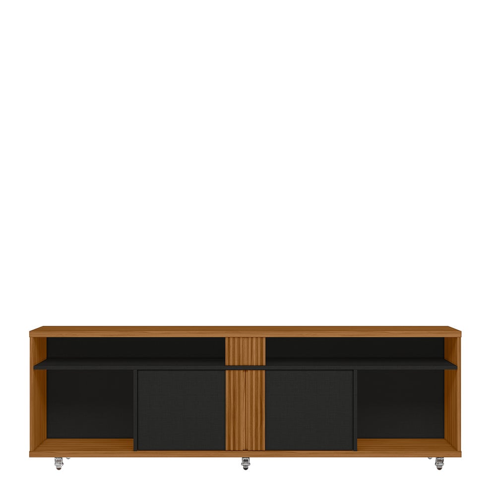 RACK TV CASEN 70 PULGADAS 2P CAFÉ OSCURO - 3