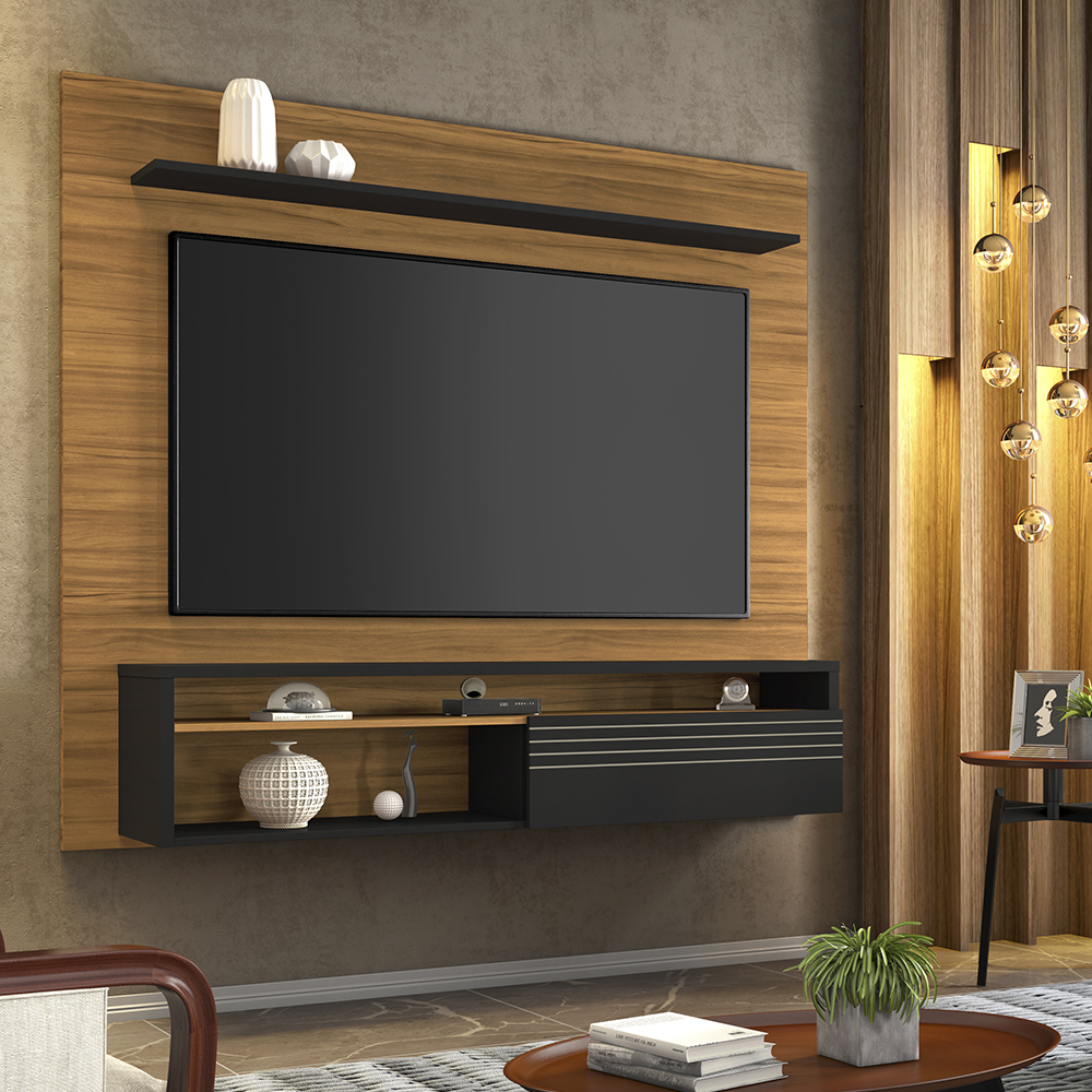 PANEL TV HOME MOBILI SANTANA MDP CAFE CLARO - 4