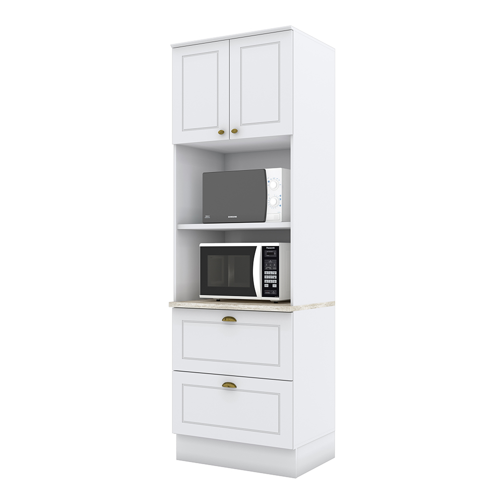 MUEBLE COCINA P/HORNOS AMERICANA BLANCO - 1