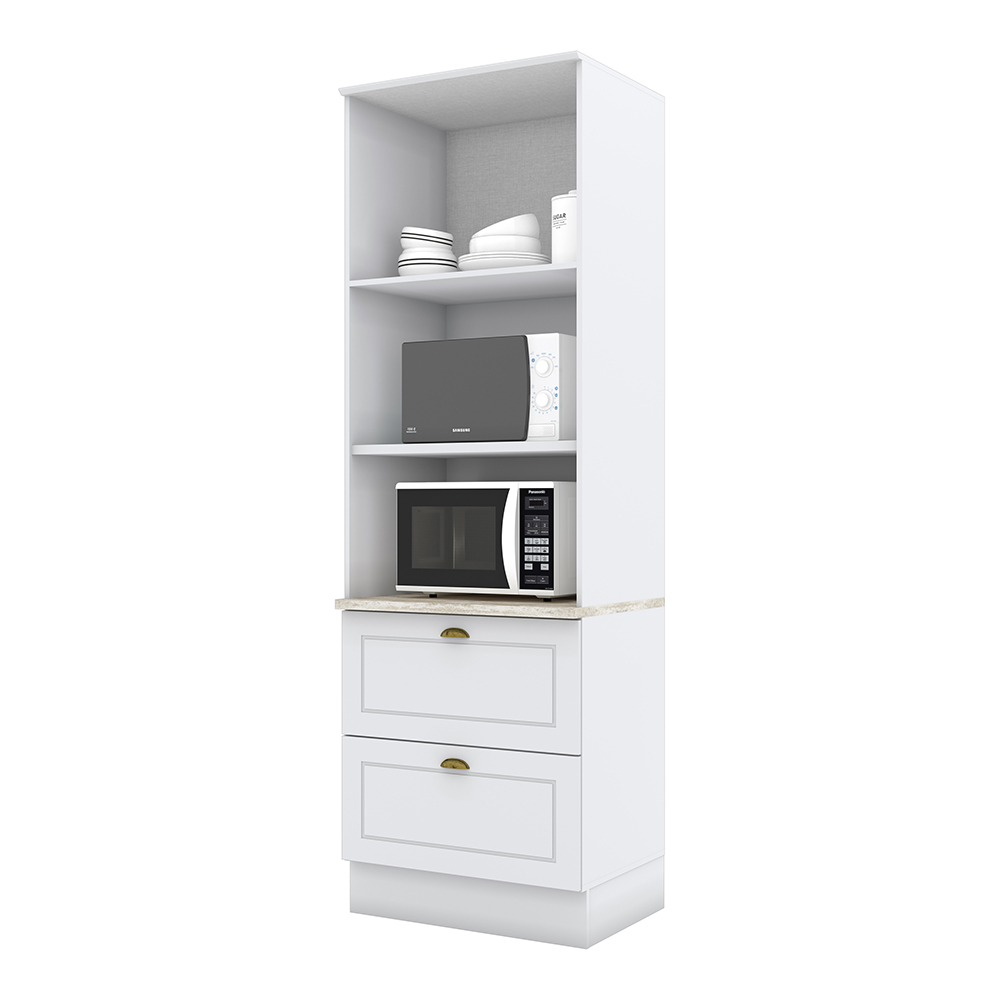 MUEBLE COCINA P/HORNOS AMERICANA BLANCO - 2