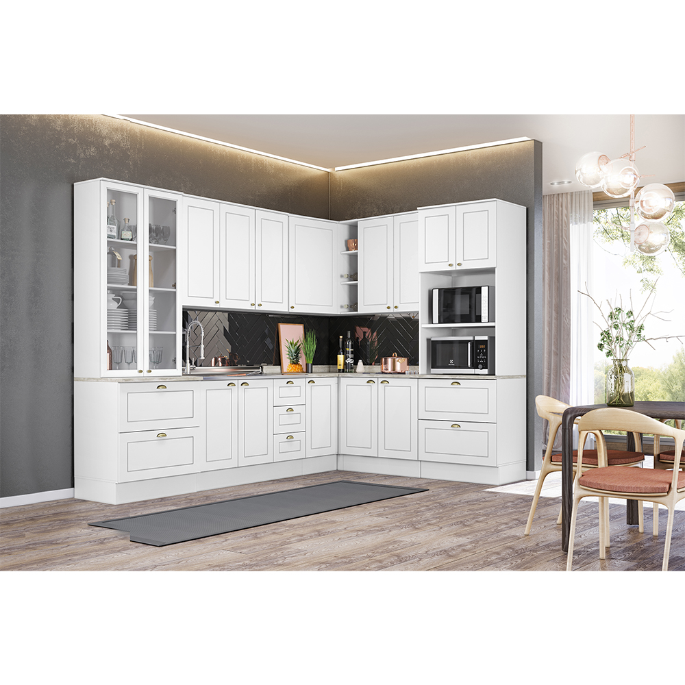 MUEBLE COCINA P/HORNOS AMERICANA BLANCO - 4