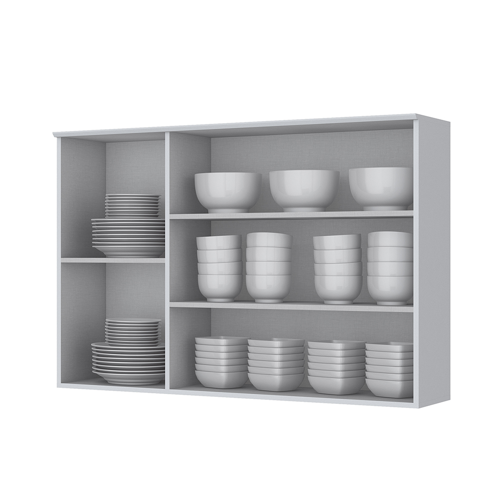 MUEBLE COCINA HOME MOBILI MDP 3 PUERTAS BLANCO AEREO AMERICANA - 2