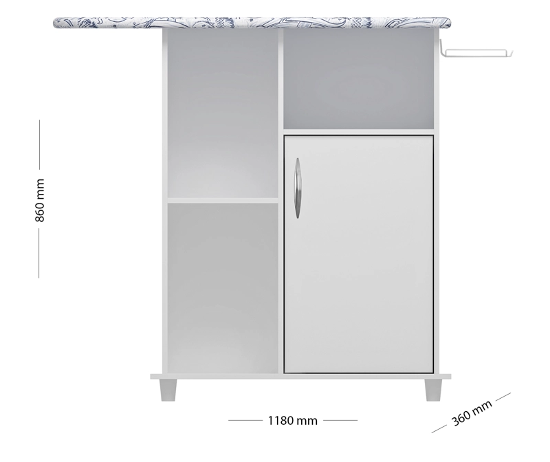 MUEBLE P/PLANCHADO 1 PUERTA PRAGA - 2