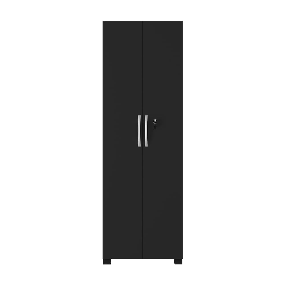 DESPENSA HOME MOBILI MDP 2 PUERTAS NEGRO - 2