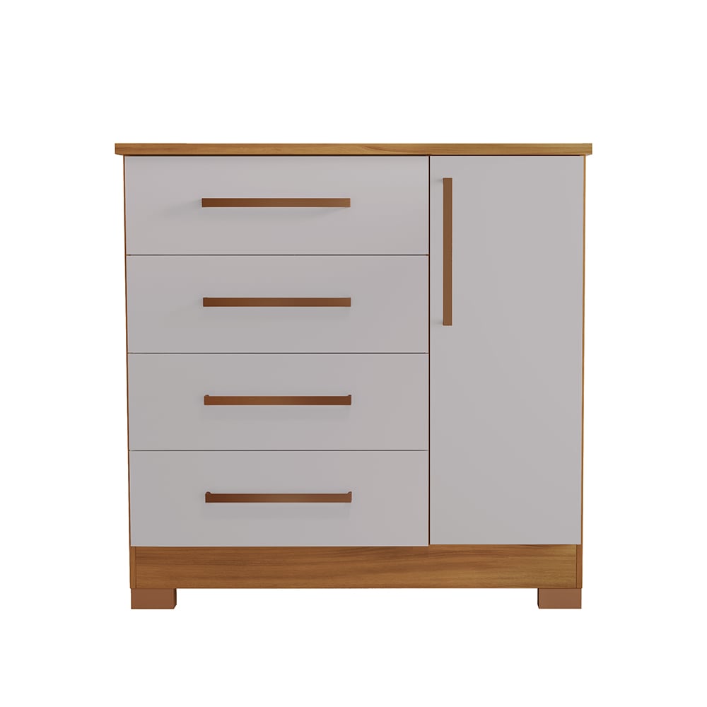 COMODA 4C1P KIRA BICOLOR - 2