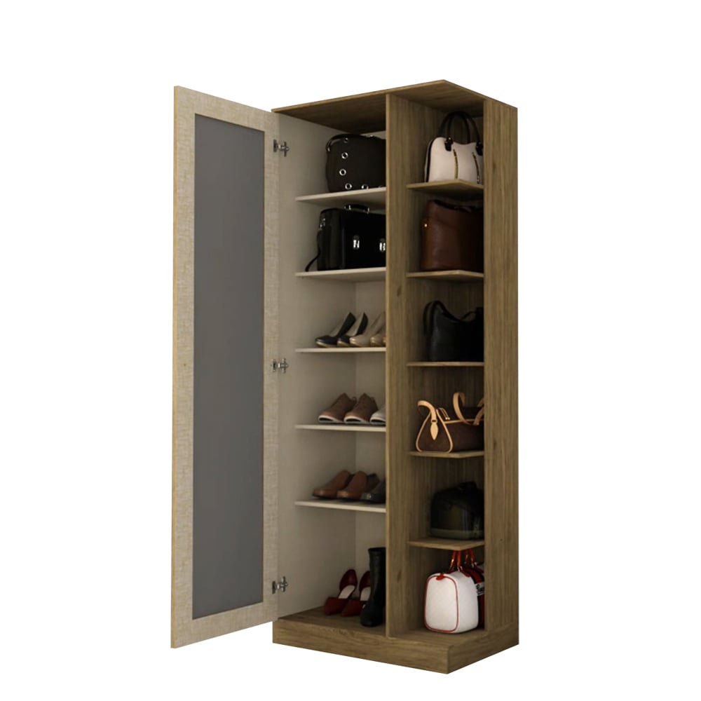 ZAPATERA HOME MOBILI DUETTO MDP CAFÉ RUSTICO - 2