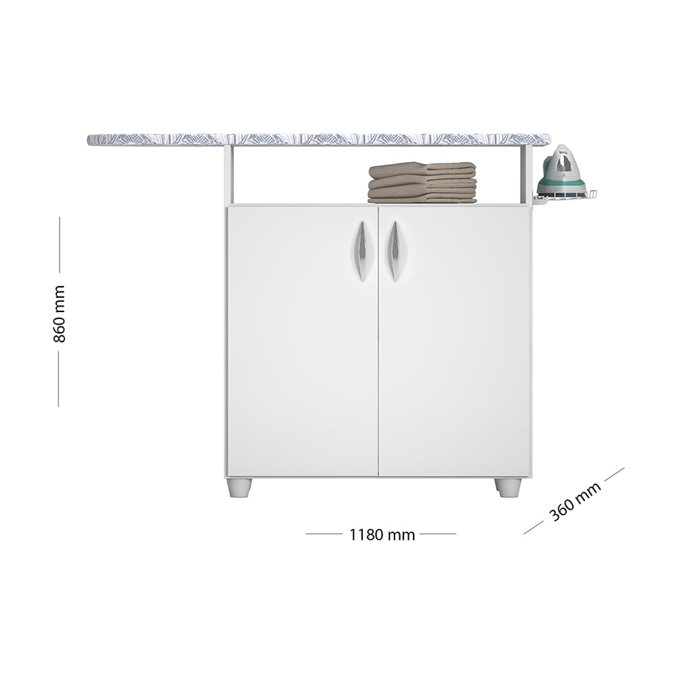 MUEBLE HOME MOBILI MDP BLANCO AUTOSERVICIO CALI - 3