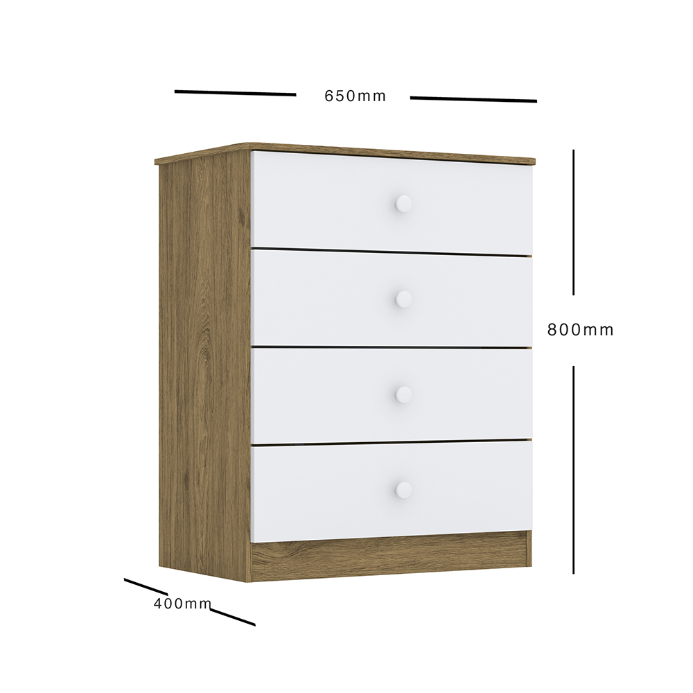 COMODA LABERINTO 04 CAJONES - 4