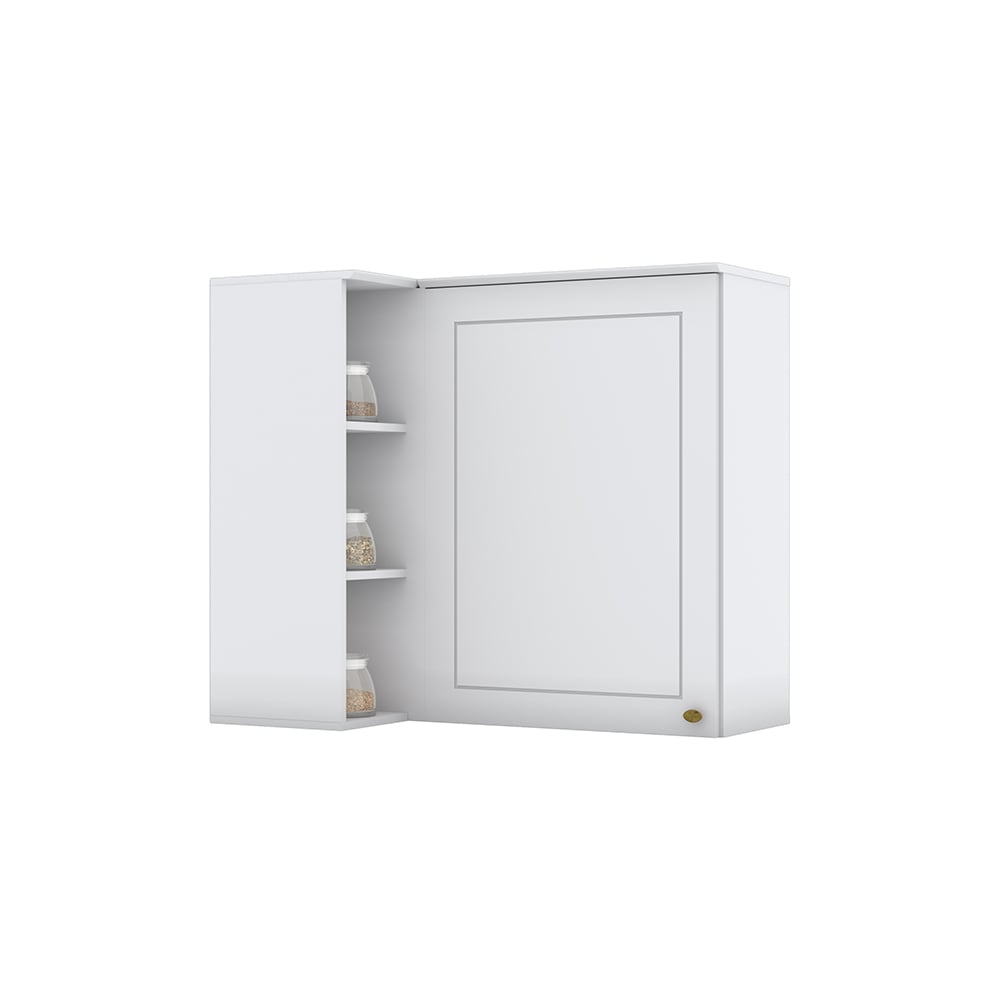 MUEBLE HOME MOBILI AMERICANA MDP BLANCO MODULO COCINA AEREO ESQUINERO - 1
