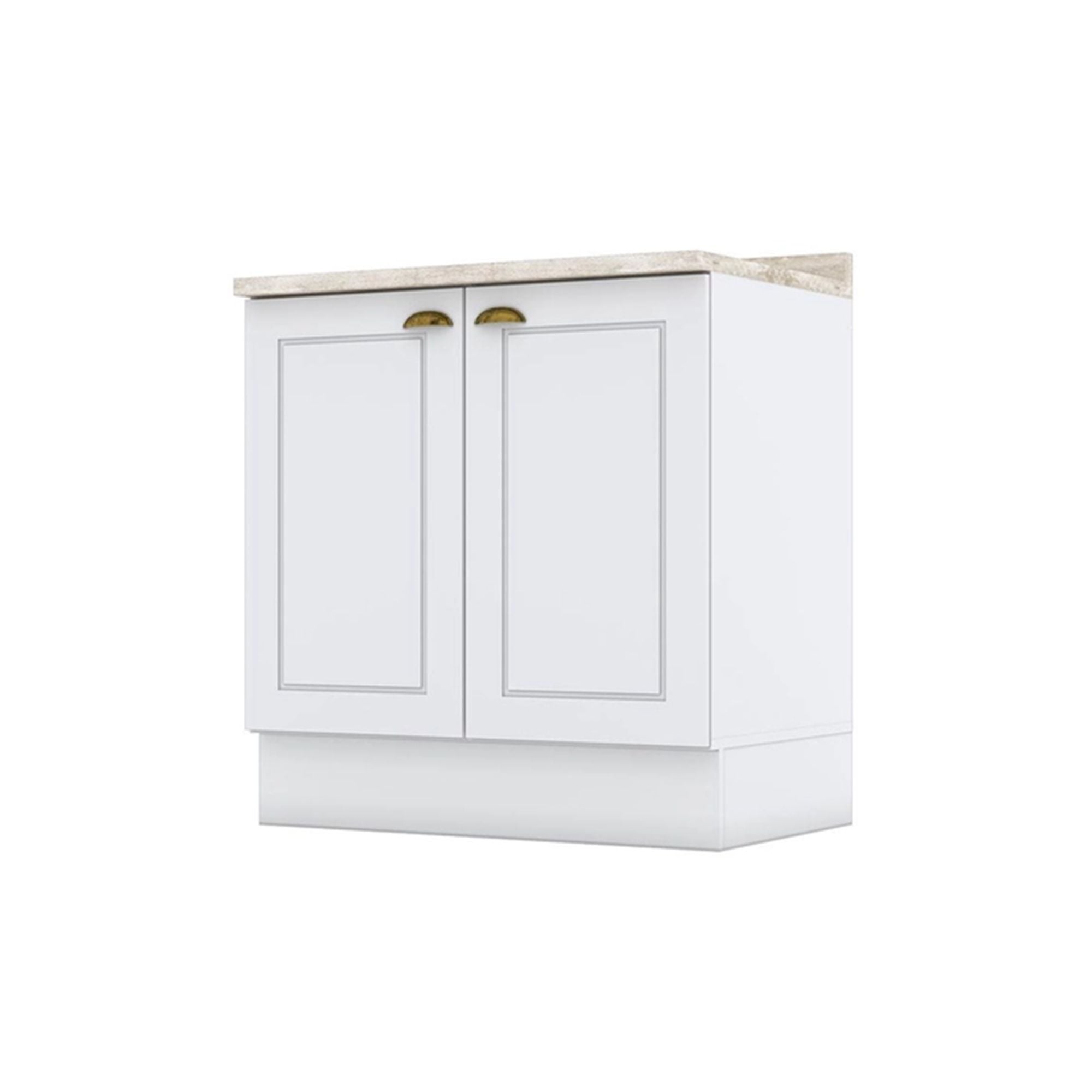MODULO COCINA 2 PUERTAS AMERICANA BLANCO - 1