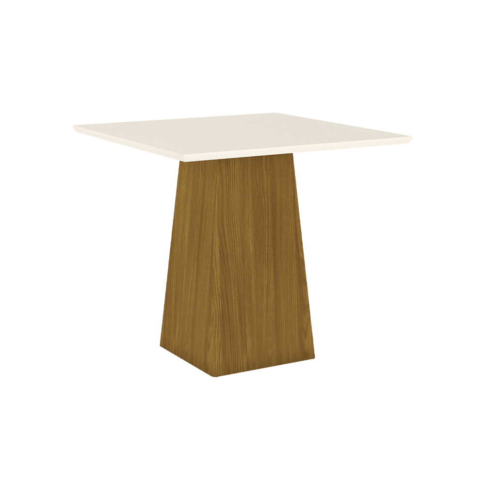 JUEGO DE COMEDOR 4 SILLAS HOME MOBILI BELI BLANCO - 2