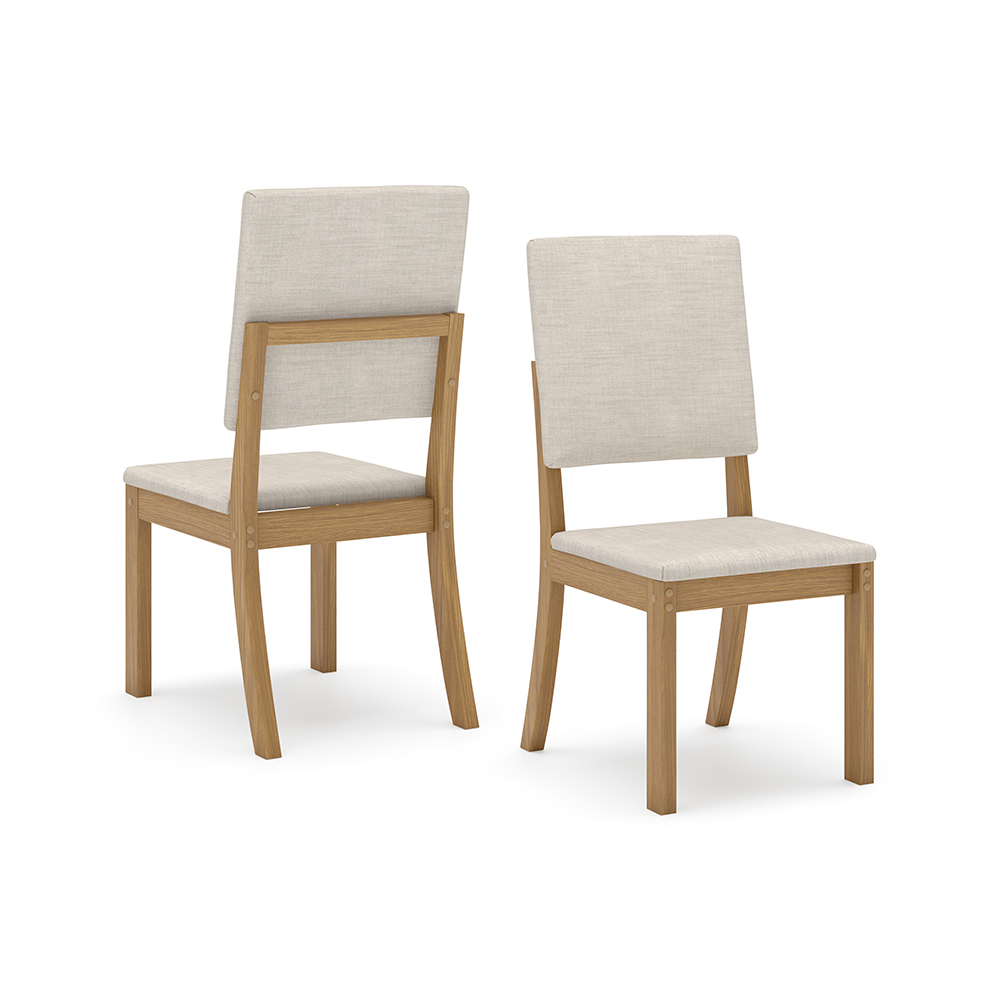 JUEGO DE COMEDOR 4 SILLAS HOME MOBILI BELI BLANCO - 3