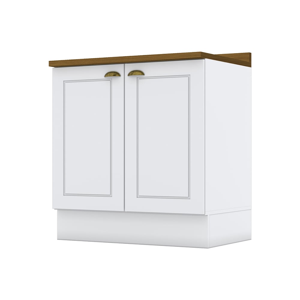 MUEBLE HOME MOBILI NATURE MDP 2 PUERTAS BLANCO MÓDULO BAJO - 1