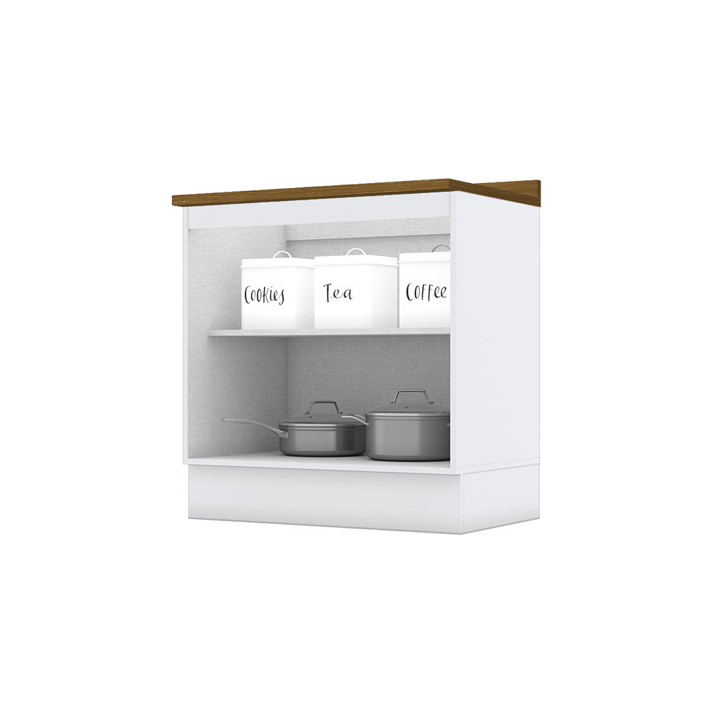 MUEBLE HOME MOBILI NATURE MDP 2 PUERTAS BLANCO MÓDULO BAJO - 2