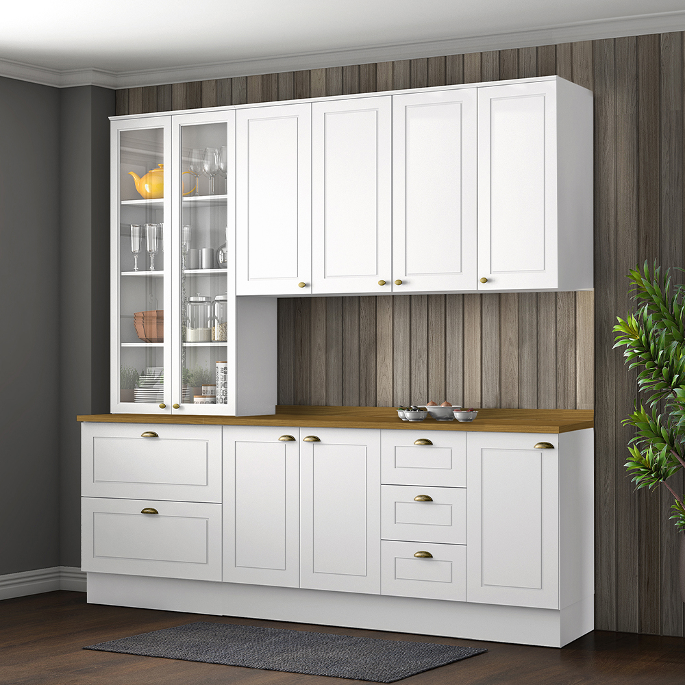 MUEBLE HOME MOBILI NATURE MDP 2 PUERTAS BLANCO MÓDULO BAJO - 6
