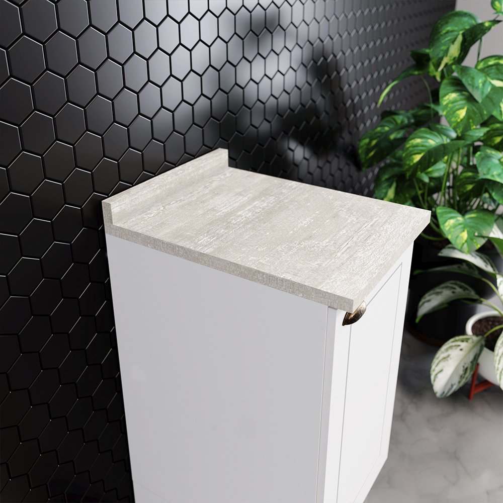 MUEBLE HOME MOBILI AMIT MDP 1 PUERTA BLANCO MODULO BAJO - 5