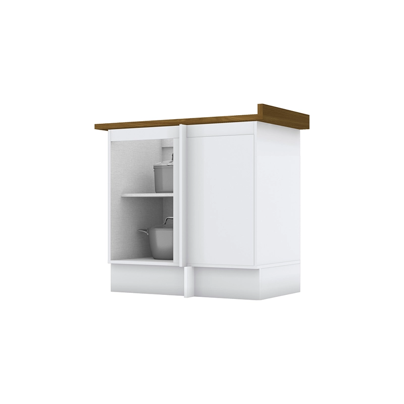 MÓDULO HOME MOBILI NATURE BAJO ESQUINERO CIEGO BLANCO MDP - 2