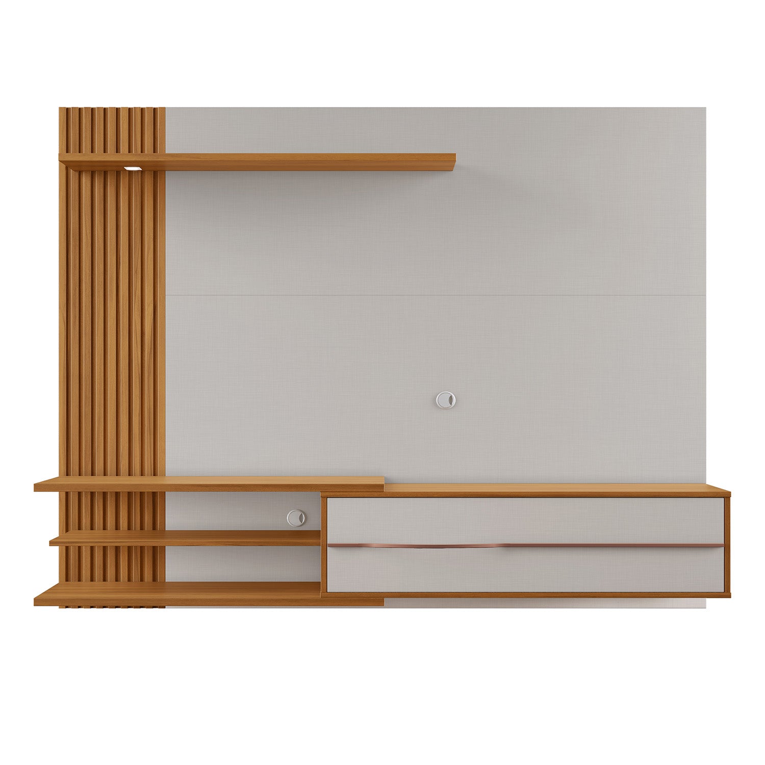 PANEL TV65' HOME MOBILI ORLA NT 1355 BLANCO OW/NATURAL - 3