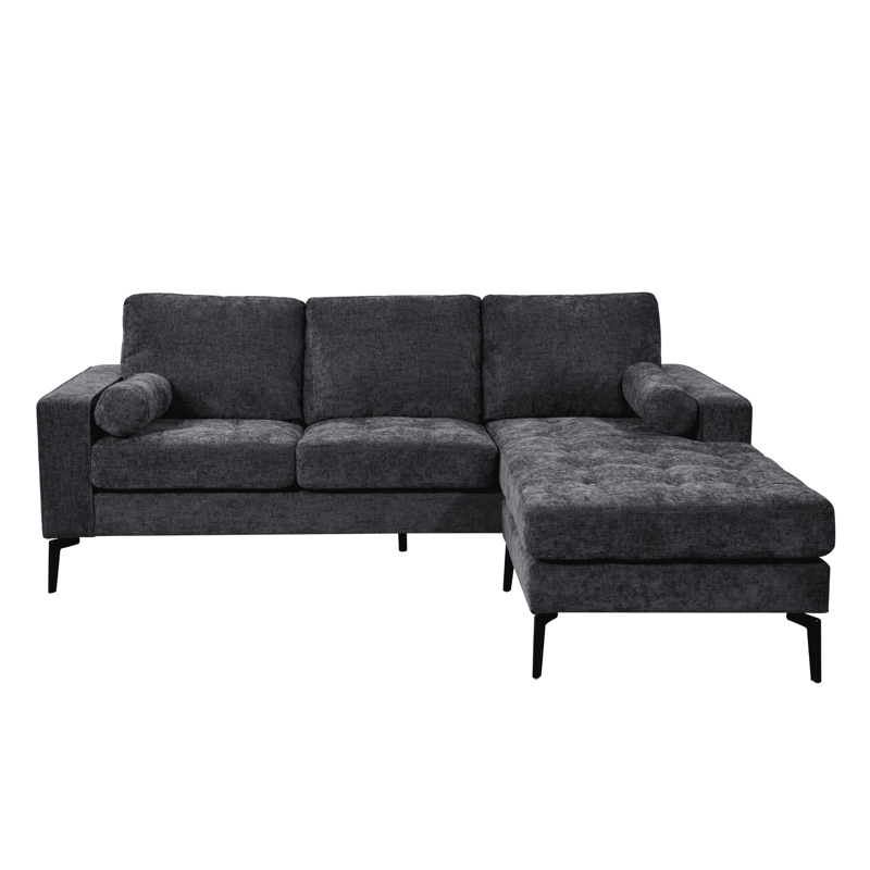 SOFA MODULAR HOME MOBILI JSS-235 BALTIMORE GRIS ACERO - 1