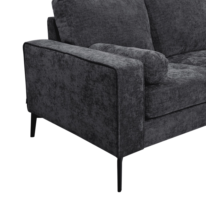 SOFA MODULAR HOME MOBILI JSS-235 BALTIMORE GRIS ACERO - 3