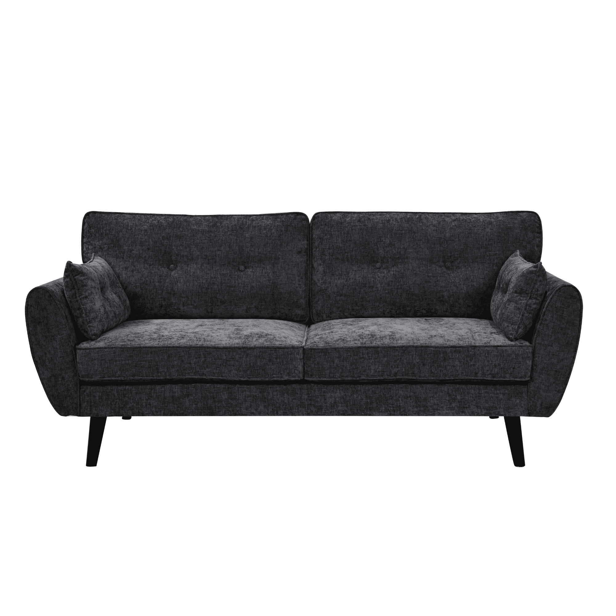 SOFA 3 CUERPOS HOME MOBILI JSS-998 DALLAS3 GRIS ACERO - 1