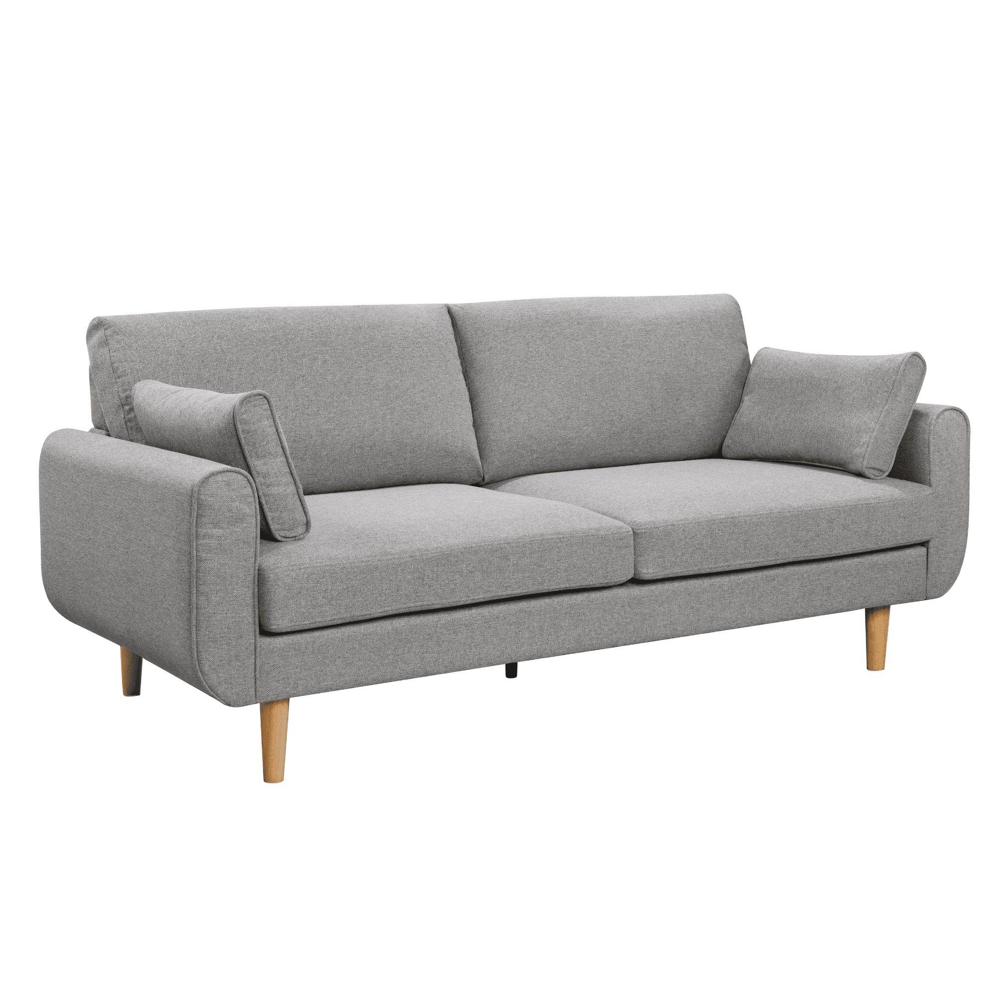 SOFA 3 CUERPOS HOME MOBILI JSS-4260 DENVER3 GRIS - 2