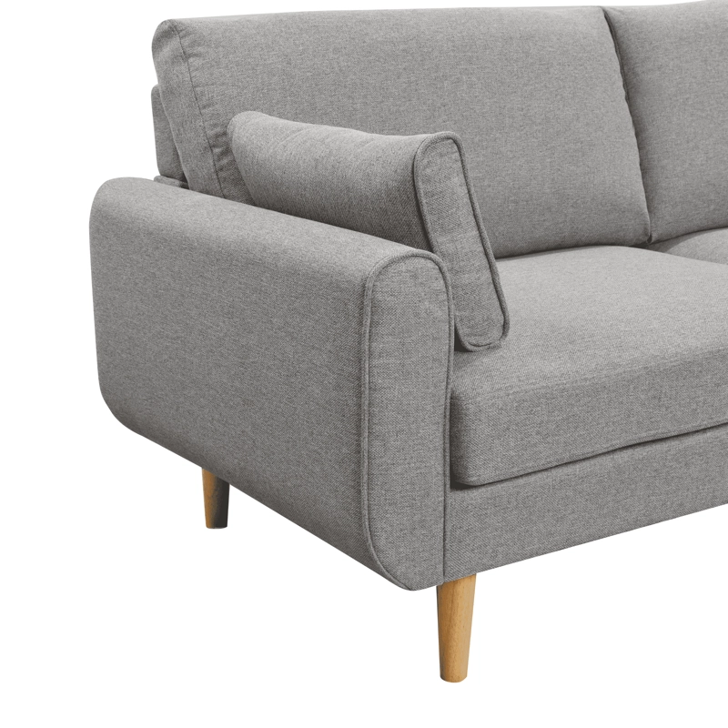 SOFA 3 CUERPOS HOME MOBILI JSS-4260 DENVER3 GRIS - 3
