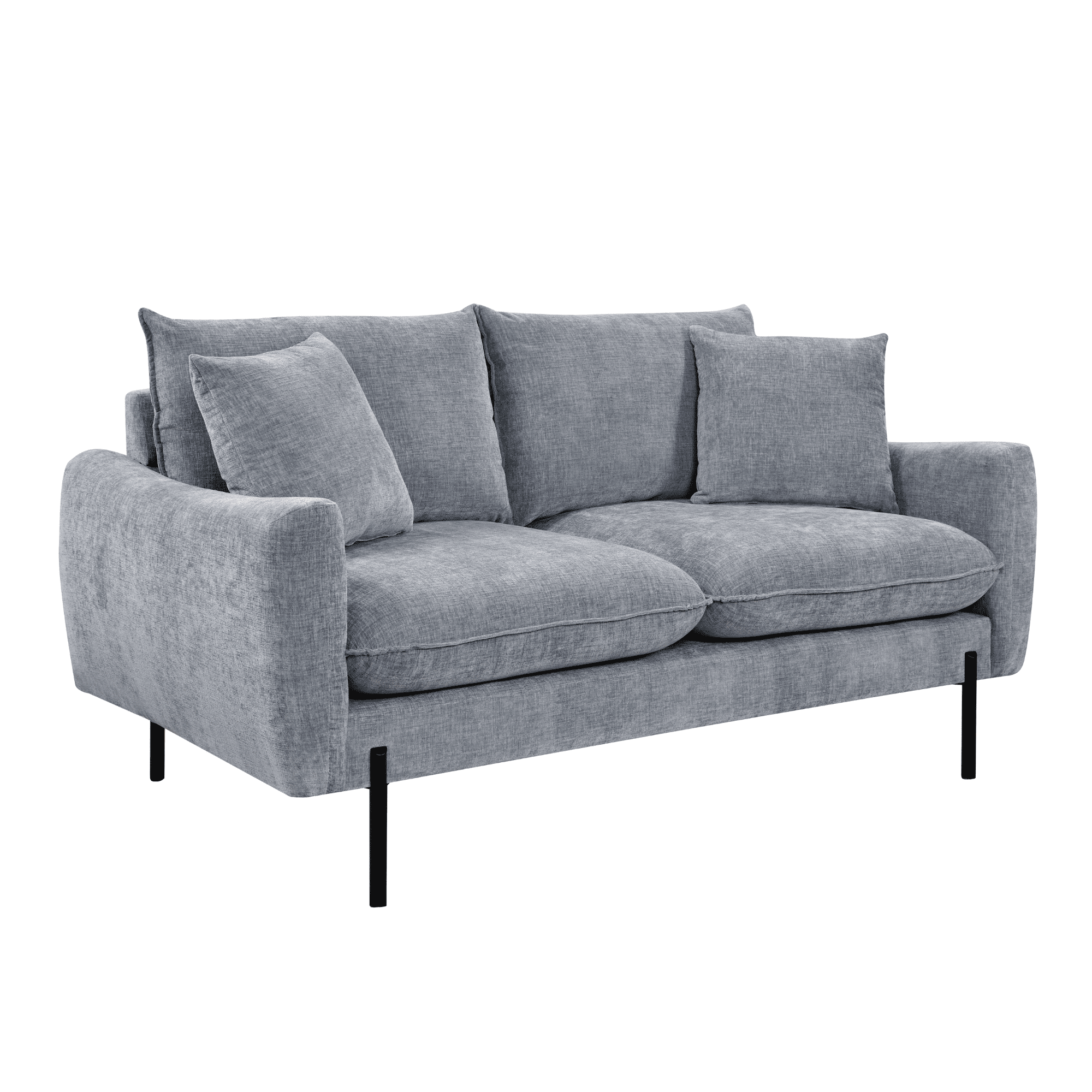SOFA 2 CUERPOS HOME MOBILI JSS4014 HUSTON2 AZUL - 2