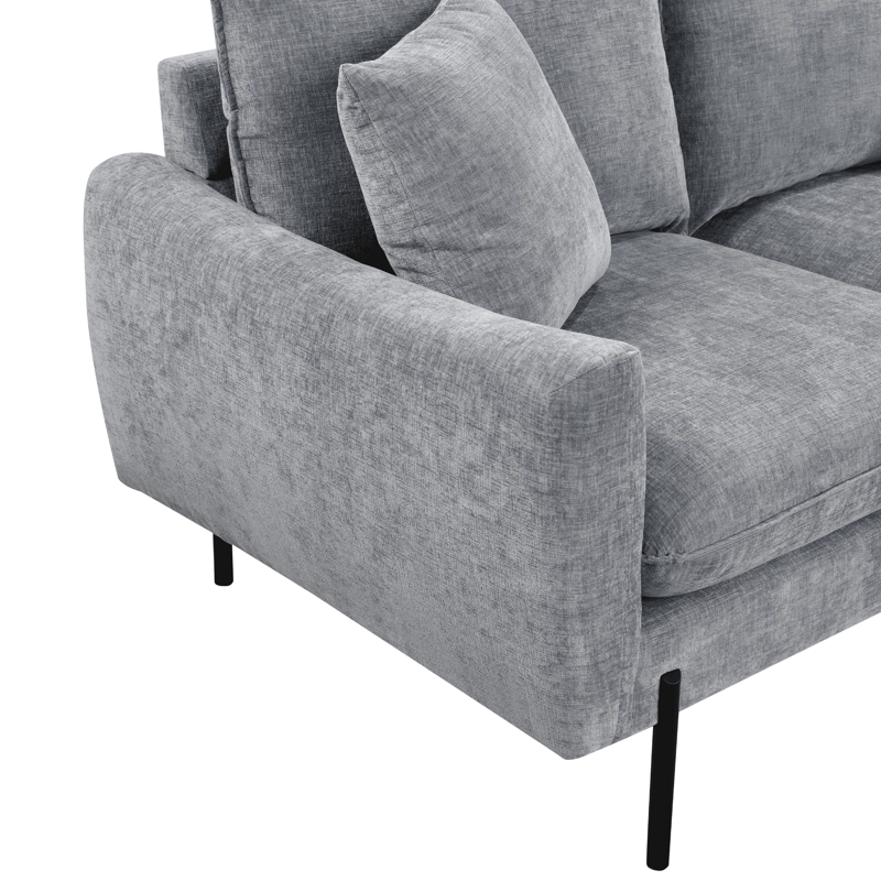SOFA 2 CUERPOS HOME MOBILI JSS4014 HUSTON2 AZUL - 3