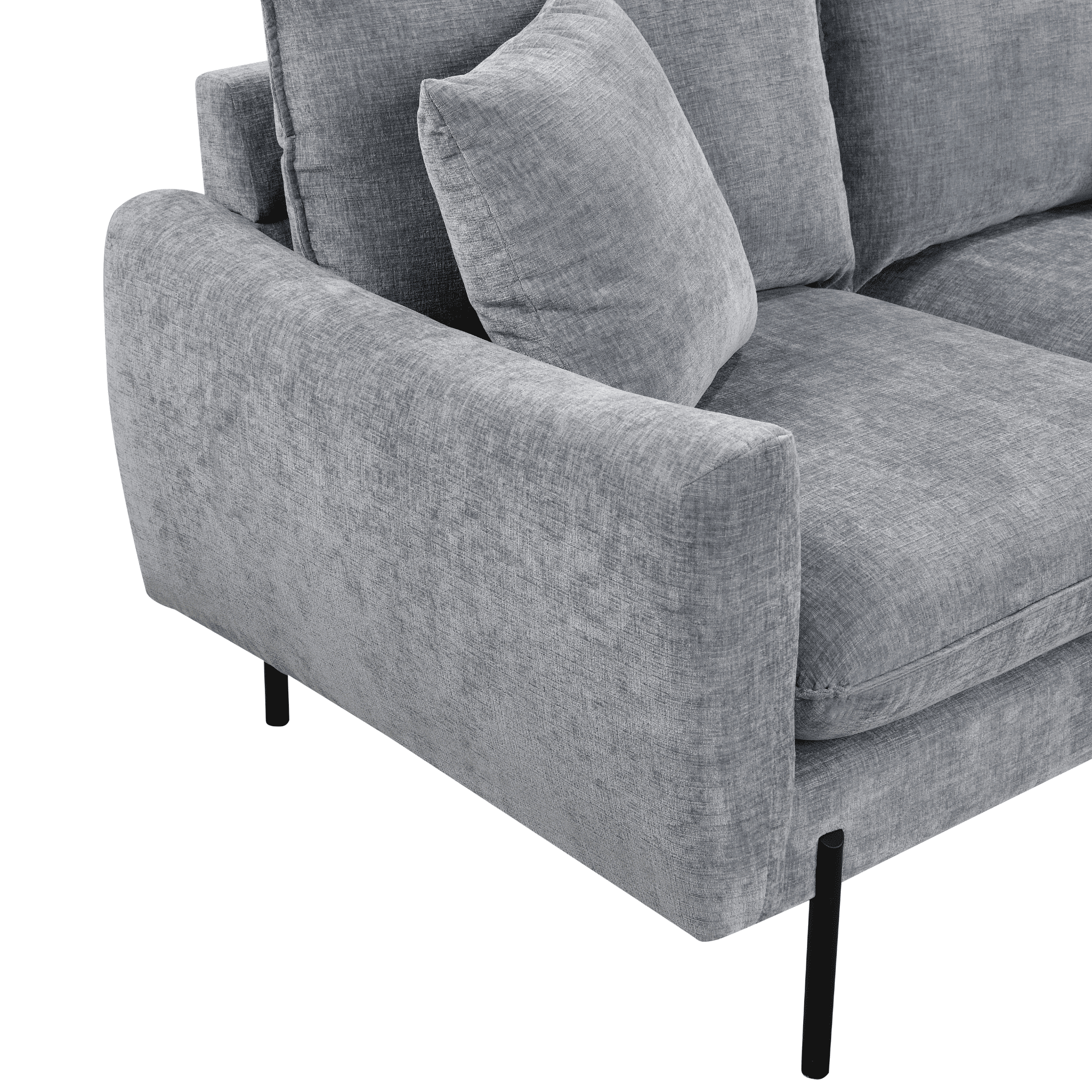 SOFA 2 CUERPOS HOME MOBILI JSS4014 HUSTON2 AZUL - 3