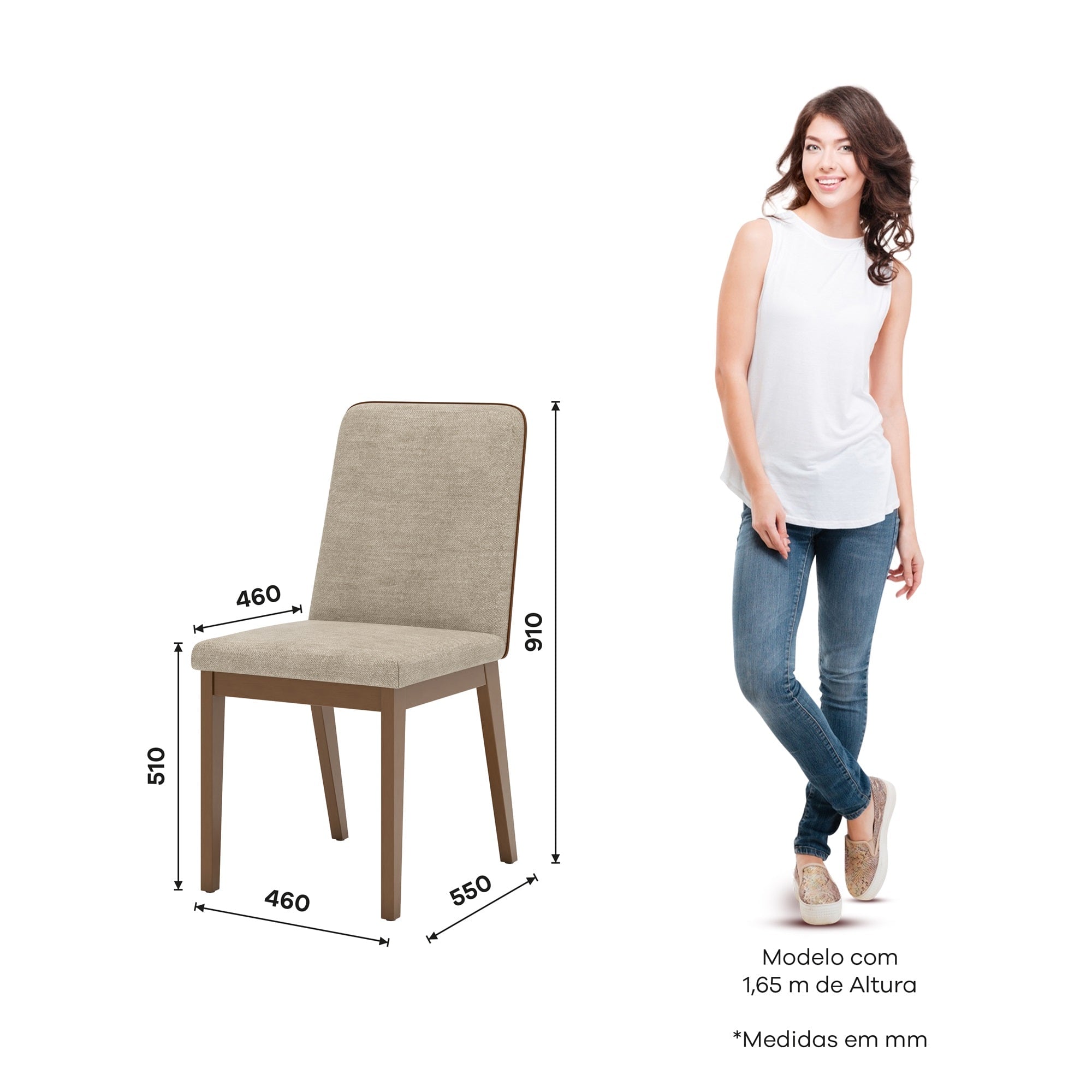 PACK 2 SILLAS COMEDOR HOME MOBILI  PIETRA - 5