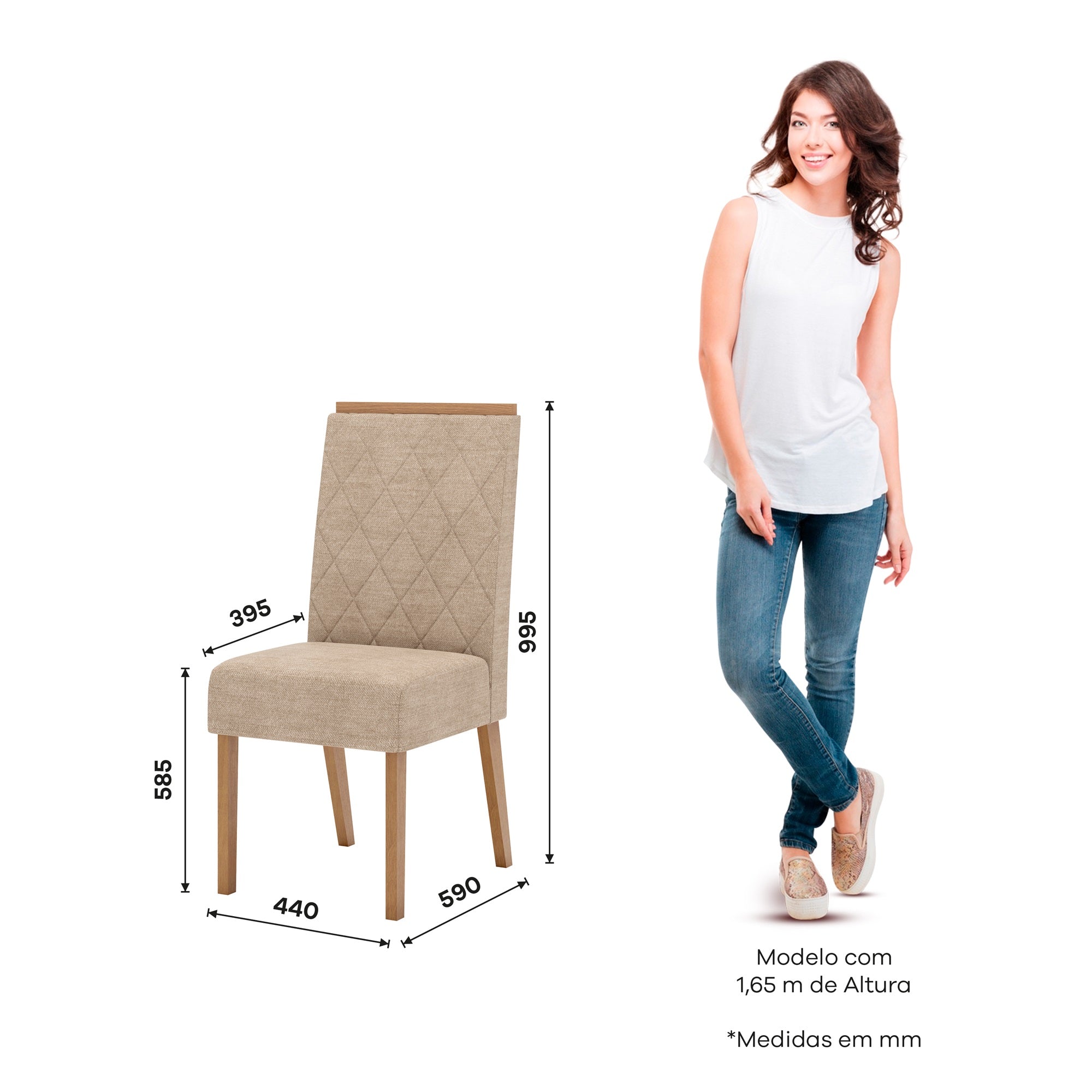 JUEGO DE COMEDOR HOME MOBILI 6 SILLAS NINA - 9