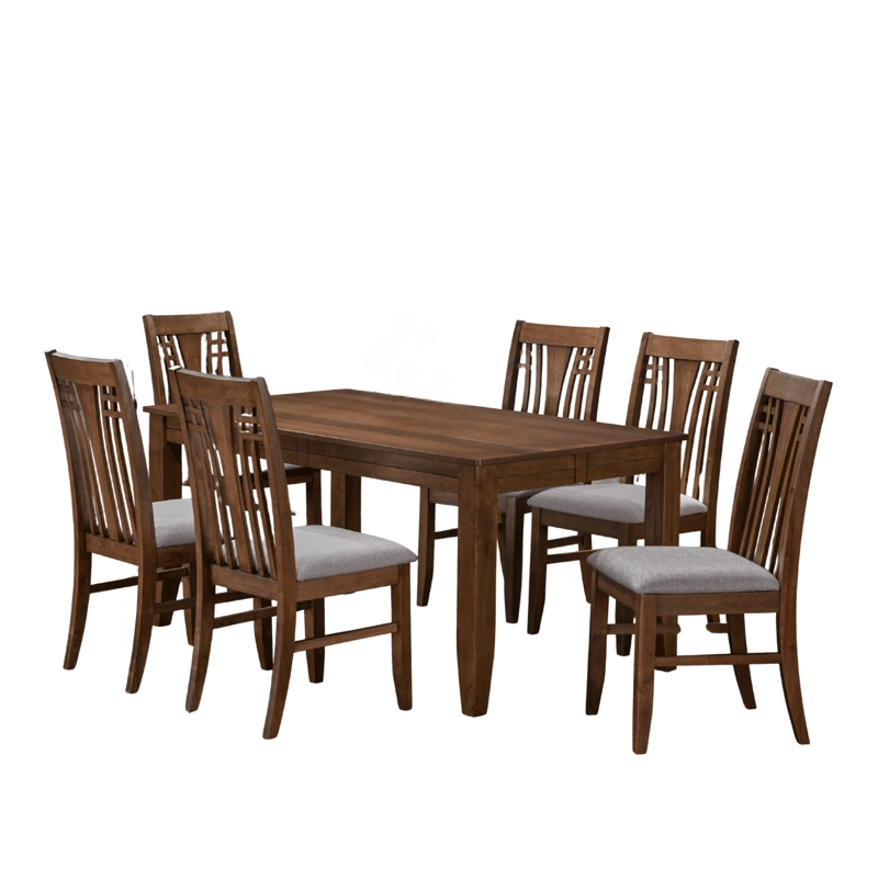 JUEGO DE COMEDOR HOME MOBILI 6 SILLAS LYON - 1