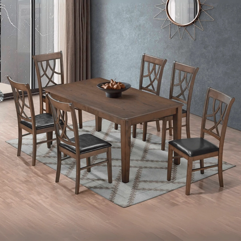 JUEGO DE COMEDOR HOME MOBILI 6 SILLAS BRUSELAS - 2