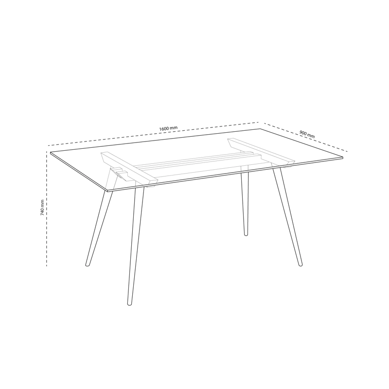 JUEGO DE COMEDOR HOME MOBILI 6 SILLAS SEUL - 8