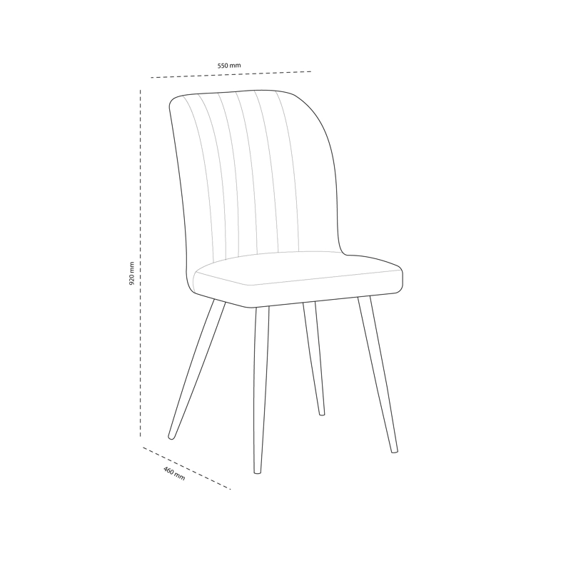 JUEGO DE COMEDOR HOME MOBILI 6 SILLAS SEUL - 9