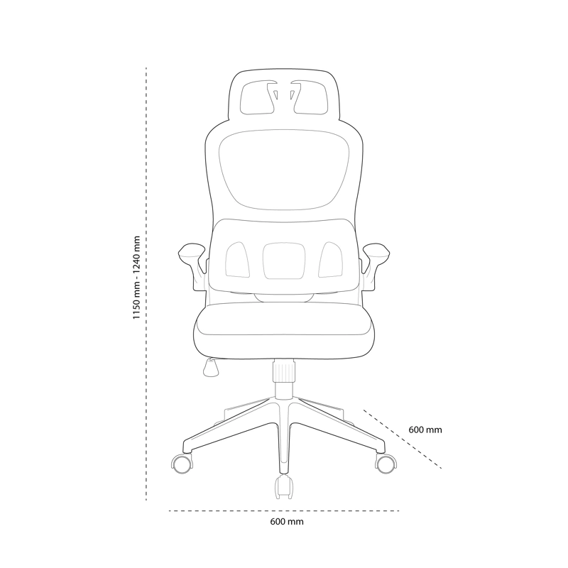 SILLA ESCRITORIO HOME MOBILI OC N1 MASTER - 6