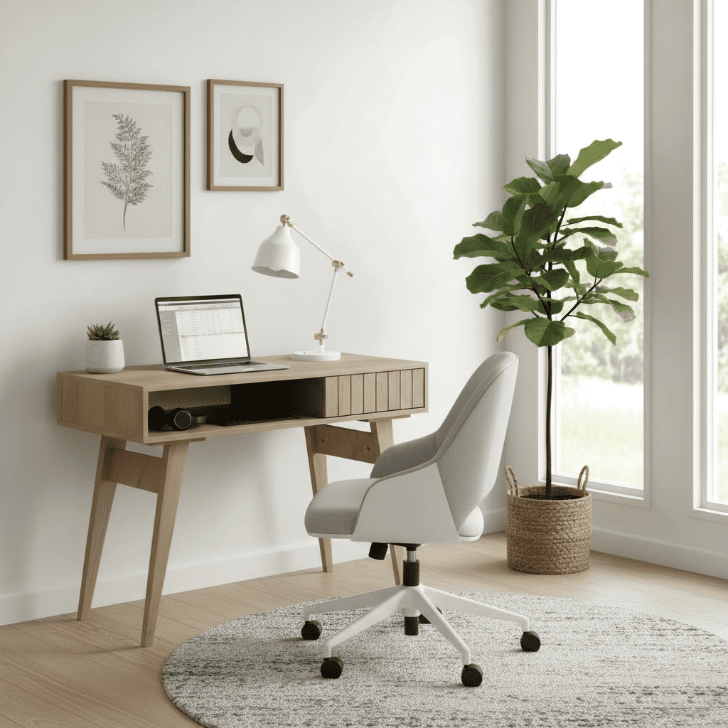 ESCRITORIO 1 CAJON HOME MOBILI LUXEMBURGO - 2