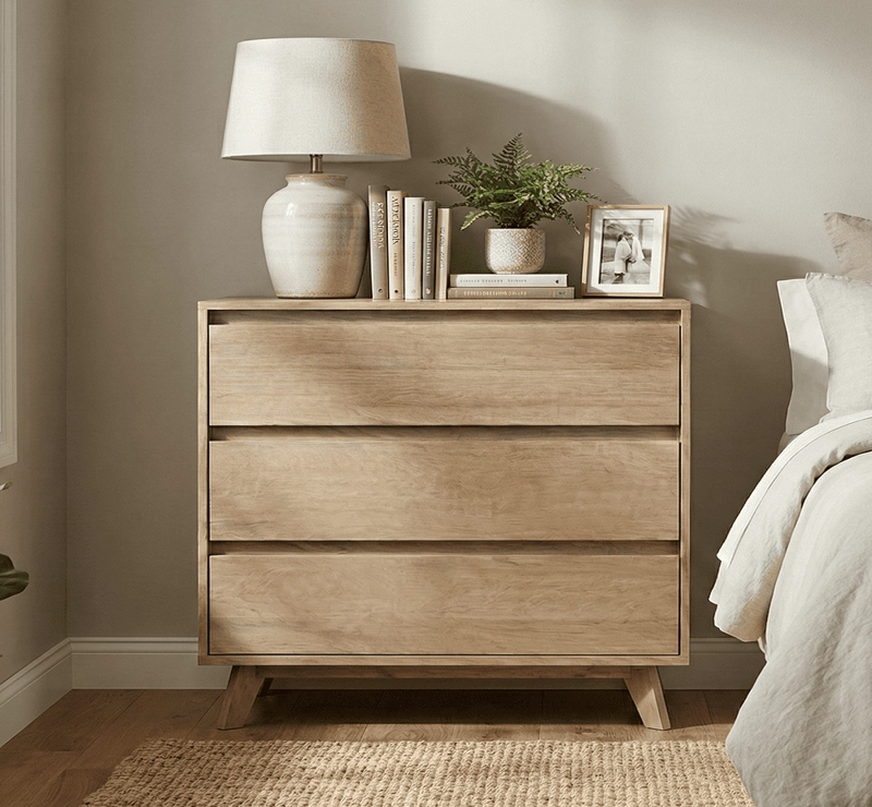 COMODA 3 CAJONES HOME MOBILI NIMBUS - 2