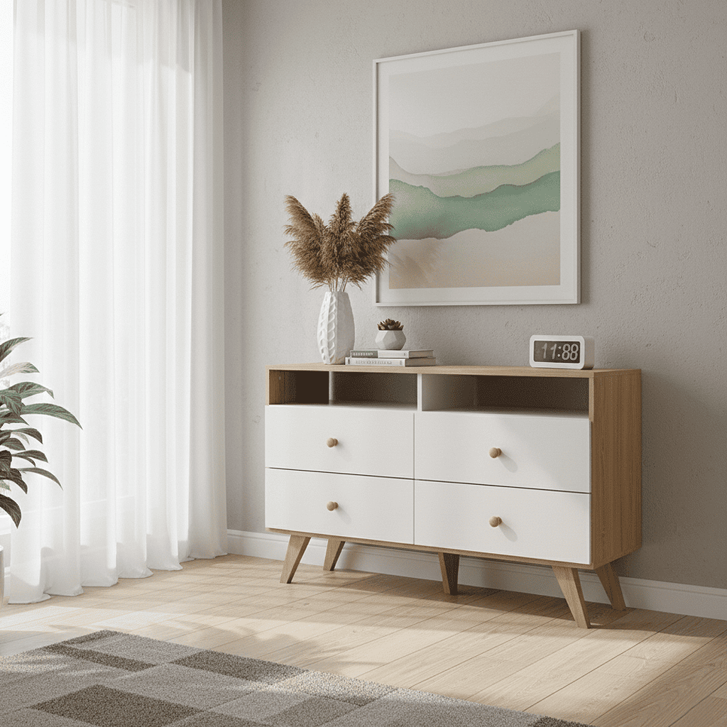 COMODA 4 CAJONES HOME MOBILI ALPES - 2