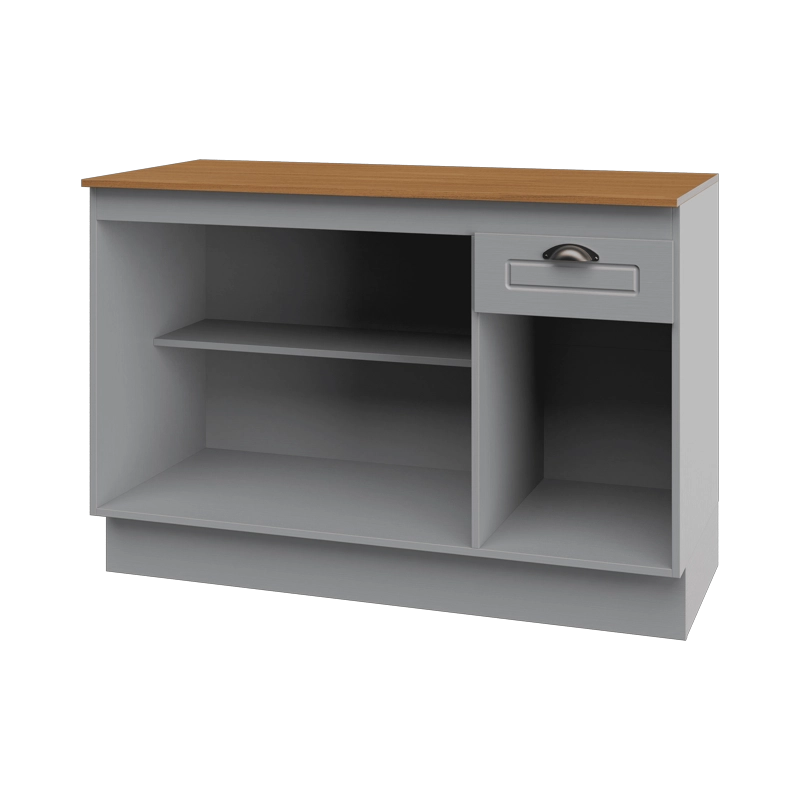 MUEBLE BASE AMERICANA NEO 3P 1C GRIS - 1