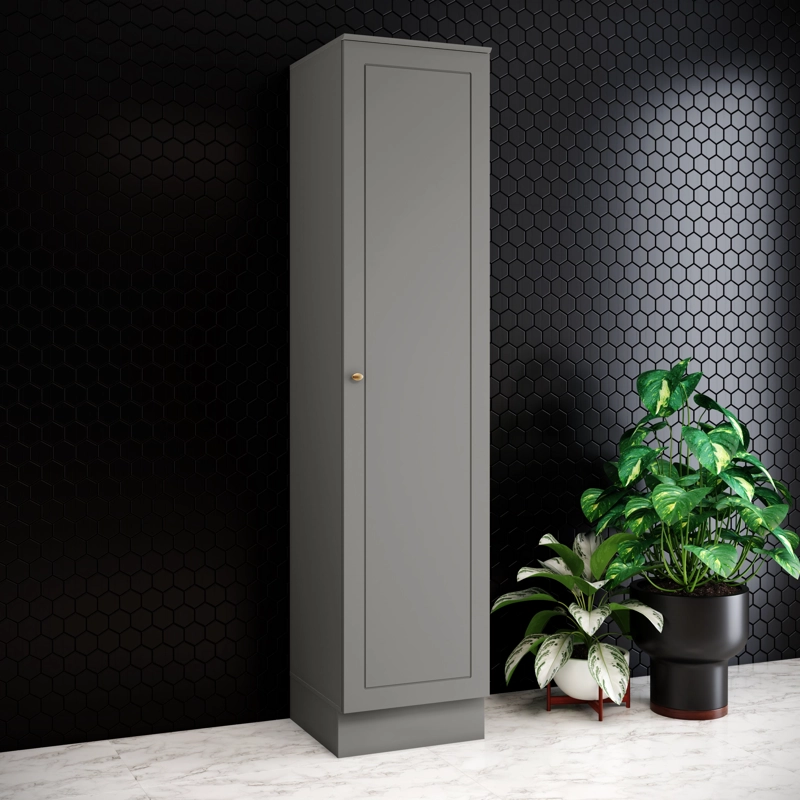 DESPENSA 1 PUERTA 50CM GRIS - 1