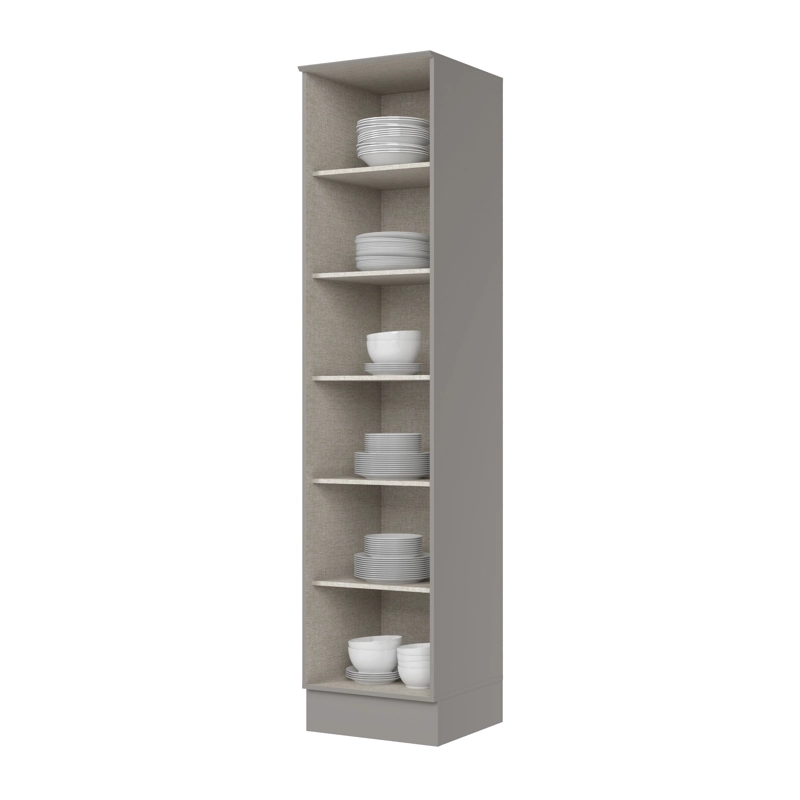 DESPENSA 1 PUERTA 50CM GRIS - 2