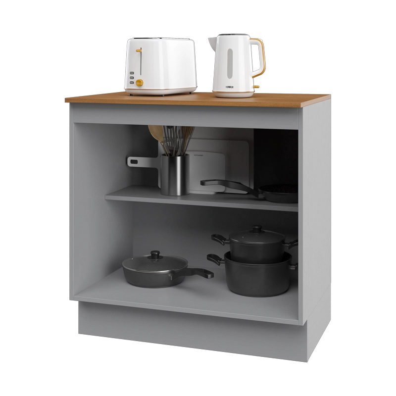 MUEBLE BASE AMERICANA NEO 2P GRIS - 1