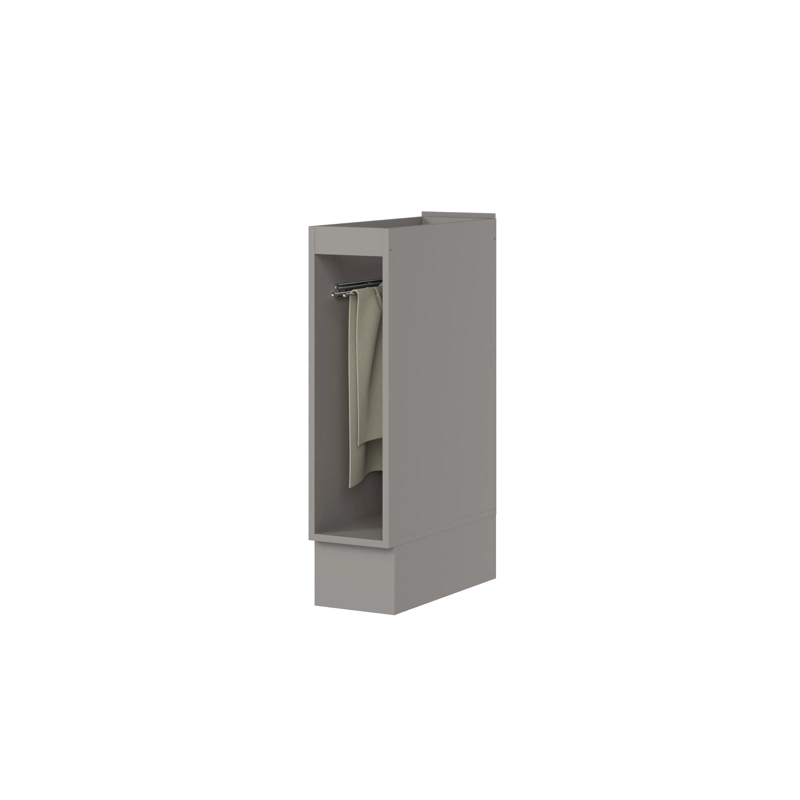 MUEBLE BAJO TOALLERO 20CM GRIS/ NATURE - 2