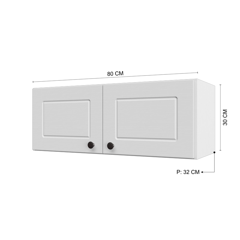 MUEBLE AE REO AMERICANA NEO 80 CM BLANCO - 4